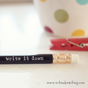 3 things to do to BE a writer | With a K Writing