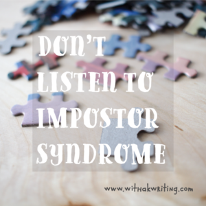 Impostor Syndrome blog post for entrepreneurs and creatives