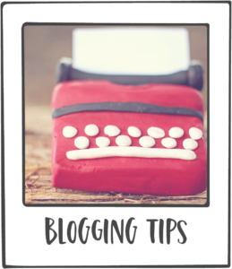 I share blogging tips on my blog often.